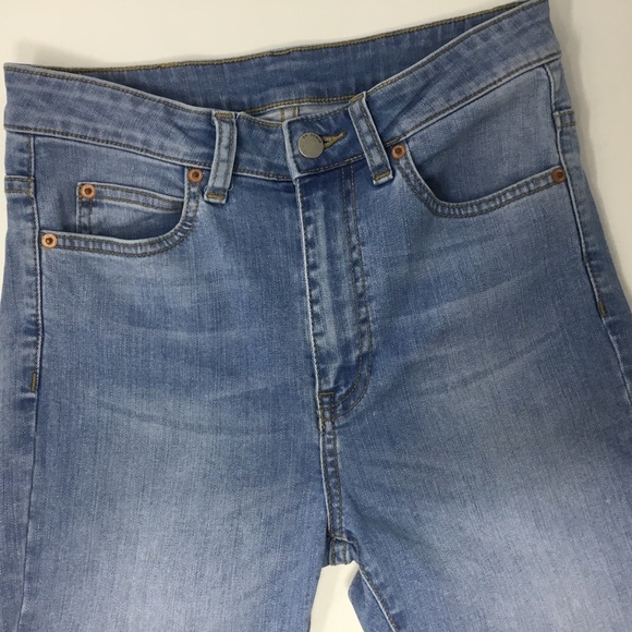 Dr. Denim Erin High-Rise Skinny Jeans in Distorted Blue - Picture 8 of 13